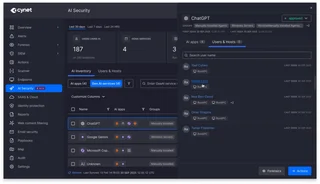 Ai Security Inventory With Asset Detail Panel