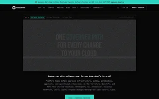 Massdriver Homepage With The Governed Path Panel