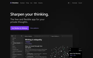 Obsidian Homepage