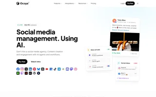 Ocoya Homepage With Ai Composer