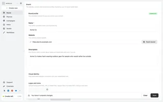 Brand Profile