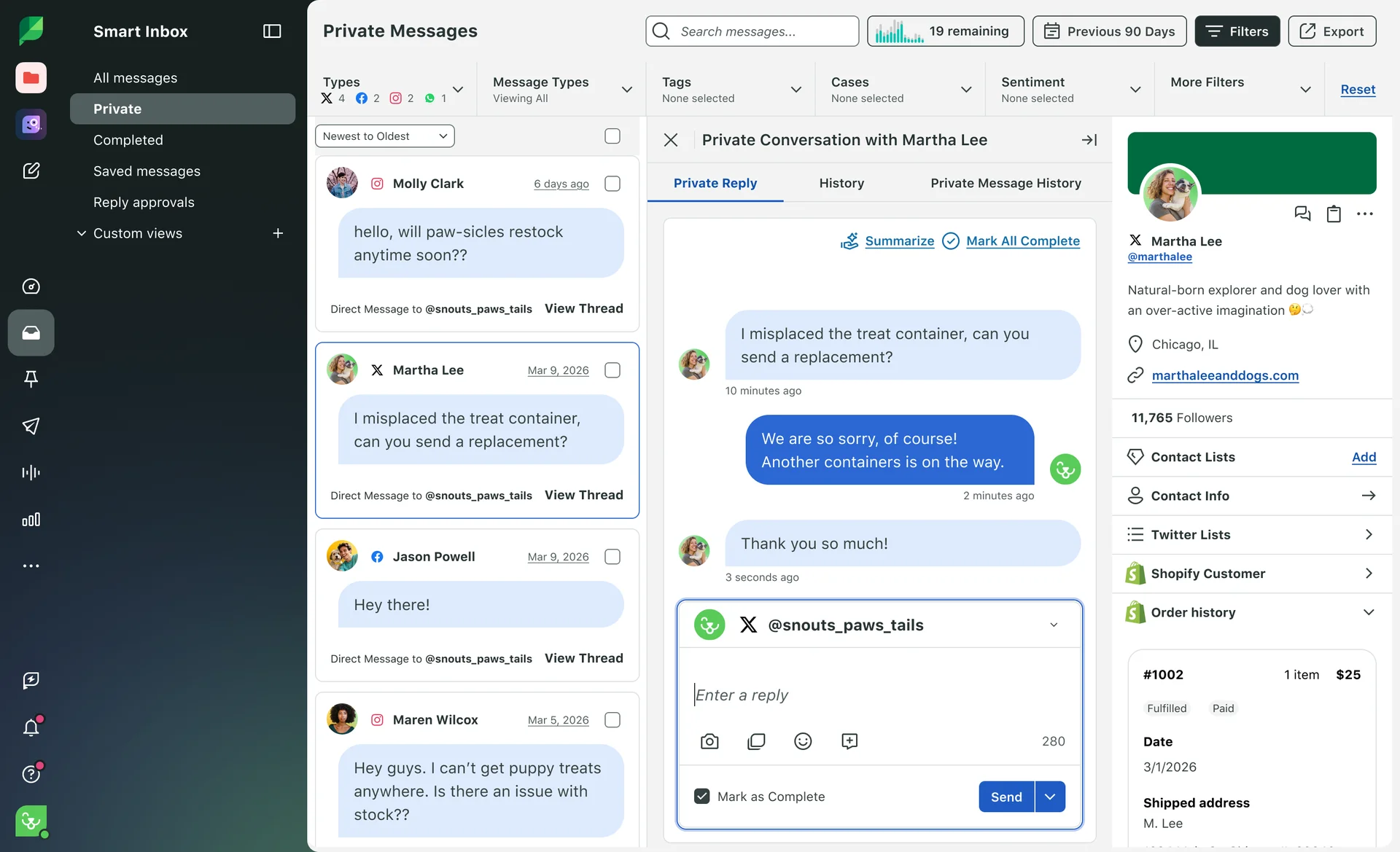 Smart Inbox Private Messages