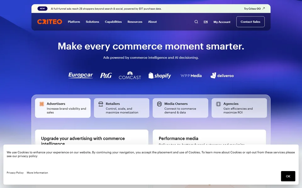 Criteo Homepage