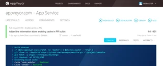 Project Build Console