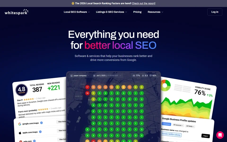 Whitespark Homepage