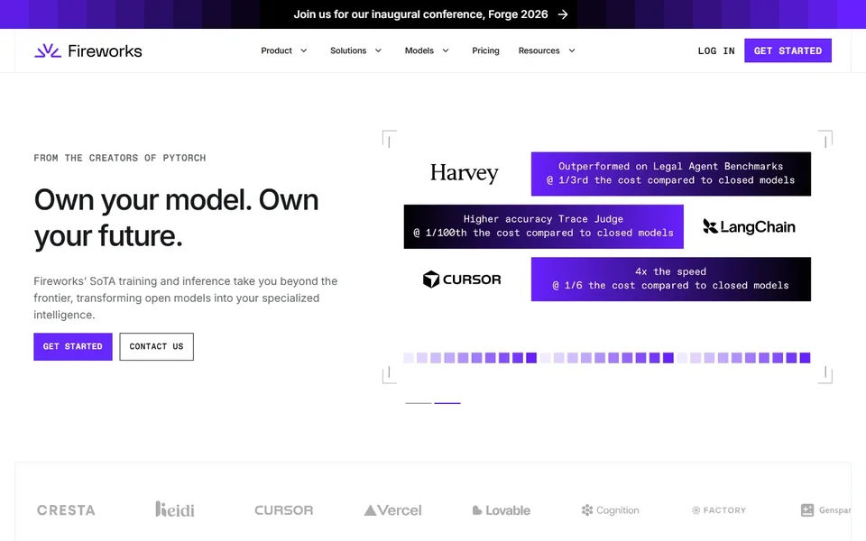Fireworks Ai Homepage With Customer Results