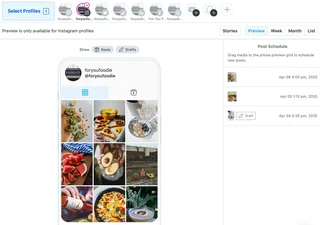 Visual Instagram Planner