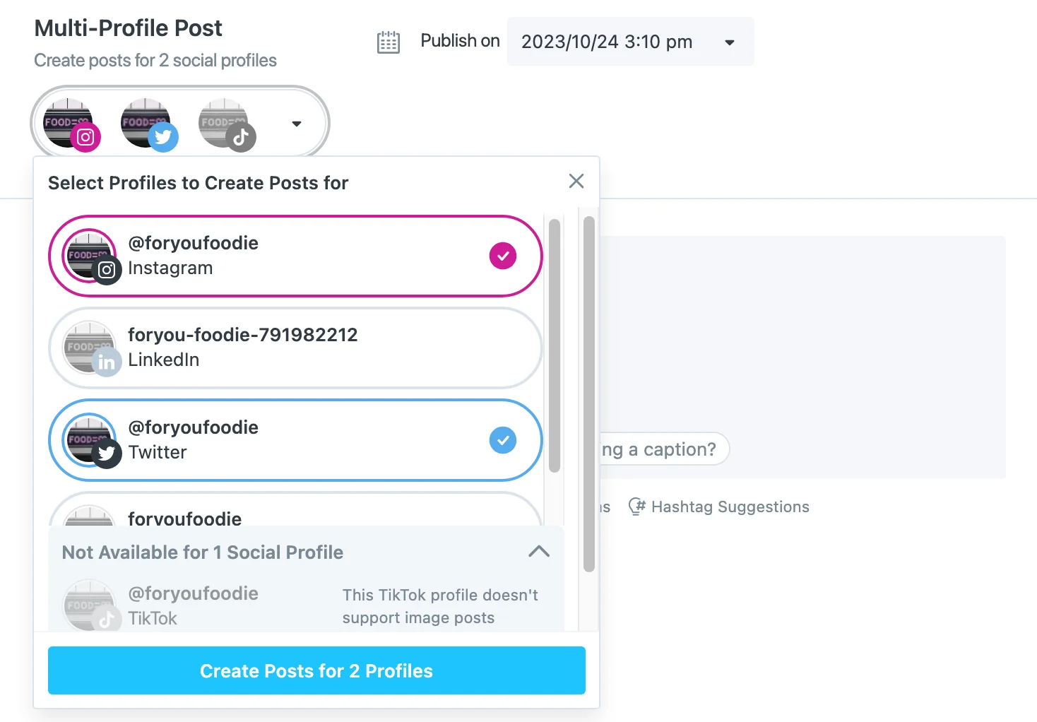 Multi Profile Composer