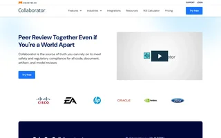 Collaborator Homepage With Peer Review Headline