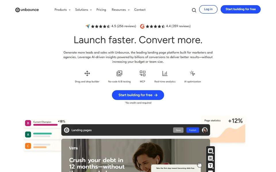 Unbounce Homepage