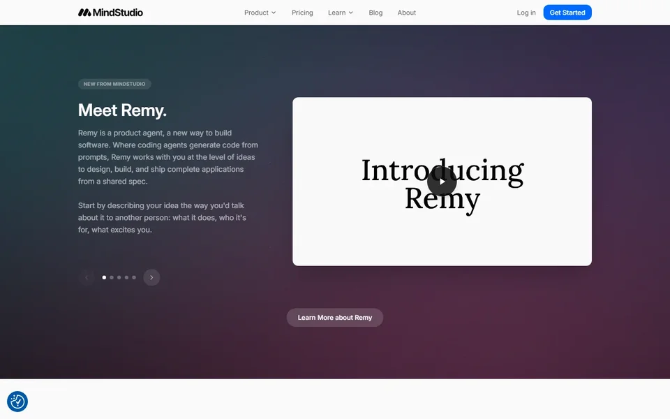 Mindstudio Homepage Introducing The Remy Agent