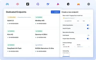 Dedicated Endpoints List And New Endpoint Form