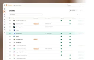 Bill Accountant Console Client List