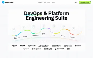Buddy Homepage With Feature Cards