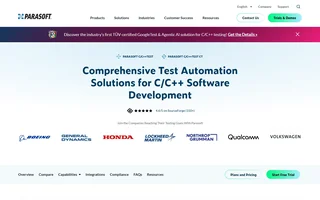 Parasoft Product Page Hero For C And C Testing