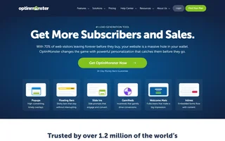 Optinmonster Homepage