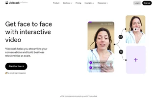 Videoask Homepage