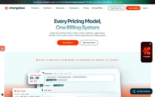 Chargebee Homepage