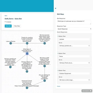 Sales Bot Flow Editor