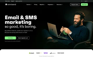 Omnisend Homepage