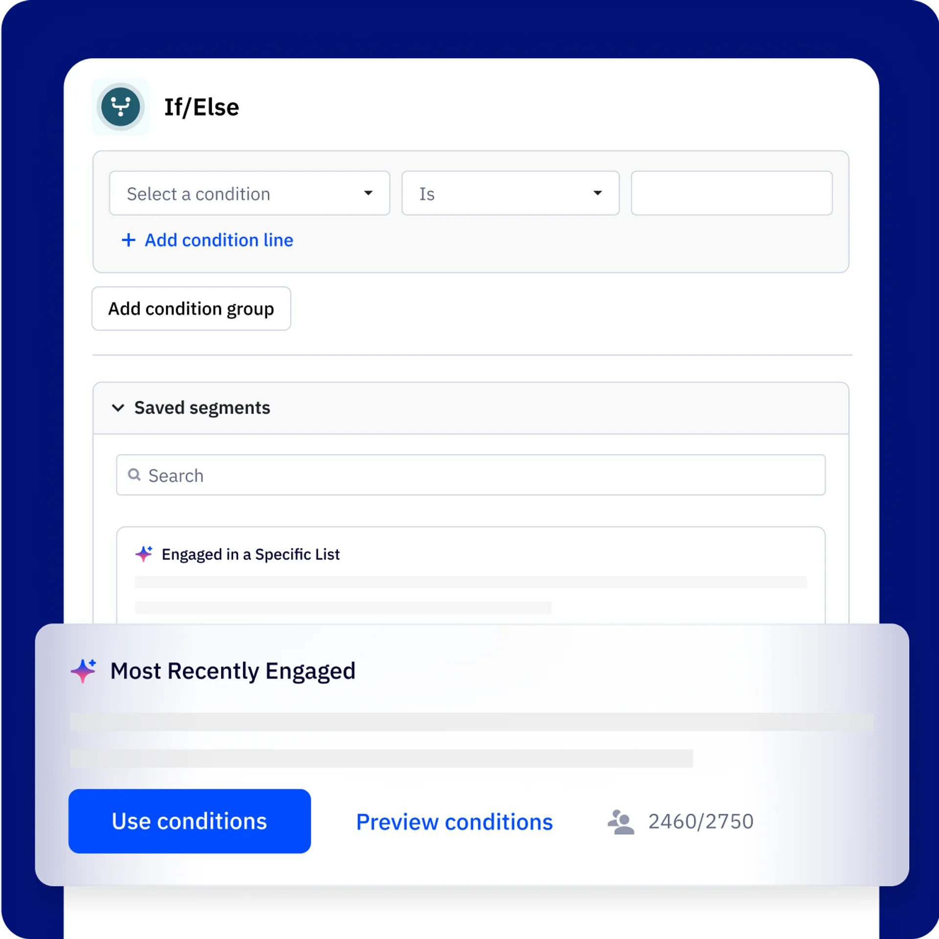 Segment Condition Builder