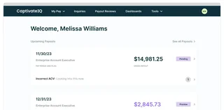Rep Payout Home Page