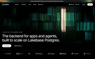Neon Homepage