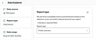 Data Explorer Report Builder