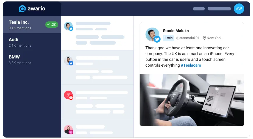 Mentions Dashboard