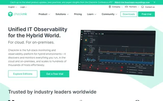 Checkmk Homepage With The Dashboard