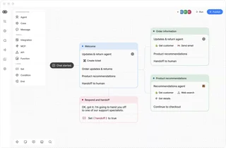 Agent Workflow Canvas Builder