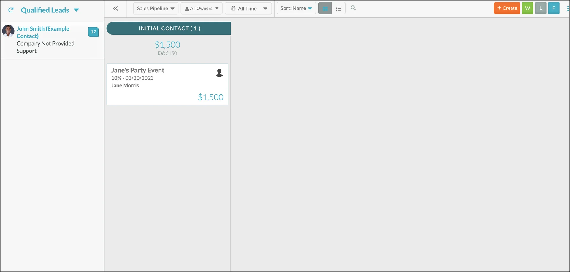 Sales Pipeline Kanban Board