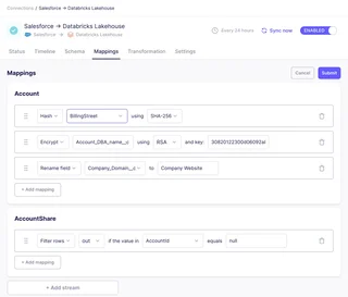 Mappings On A Connection