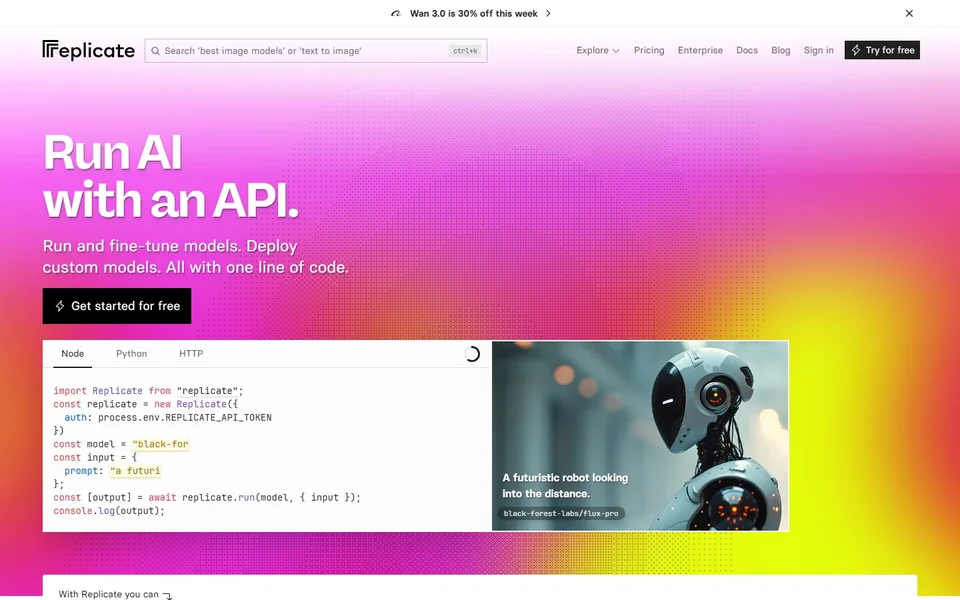 Replicate Homepage With The Api Code Sample