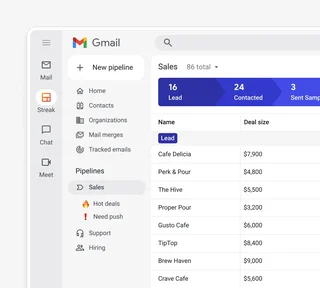 Gmail Inbox With Colored Pipeline Tags