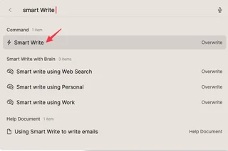 Smart Write Commands