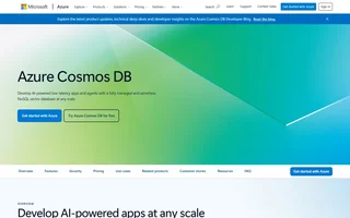 Azure Cosmos Db Product Page Hero