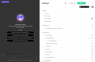 Data Contract Editor With Copilot
