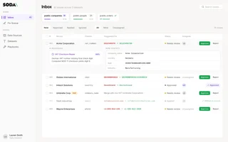 Issue Inbox With Suggested Fixes