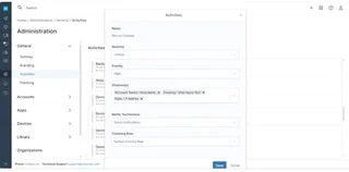Alert Activity Notification Rule