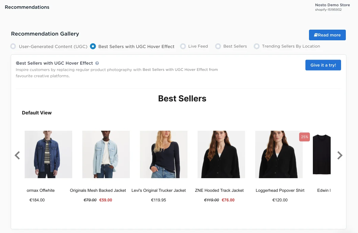Product Recommendations