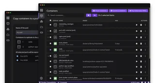 Podman Desktop Containers List
