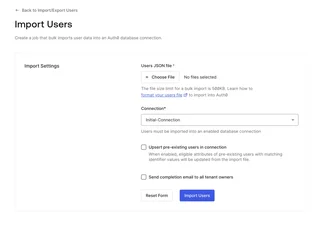 Import Users