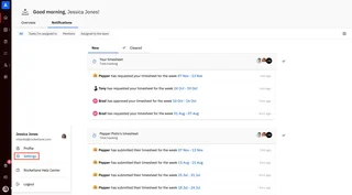 Home Dashboard With Notifications