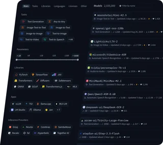 Models Interface With Tasks Sidebar