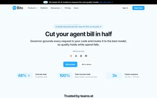 Bito Homepage Hero For The Governor Router