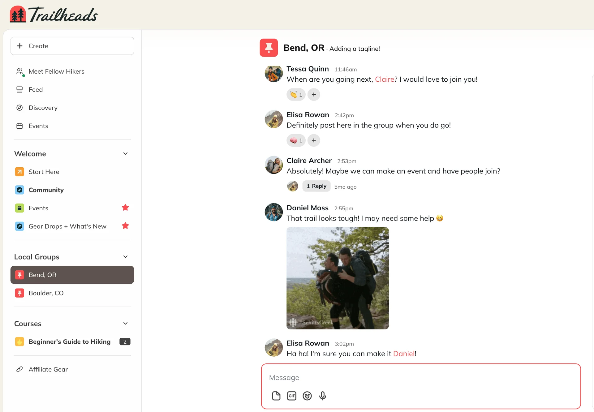 Space Chat With Replies