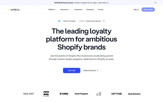 Smile Io Homepage
