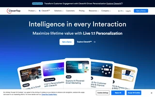 Clevertap Homepage
