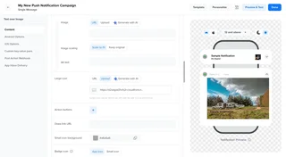 Push Message Editor